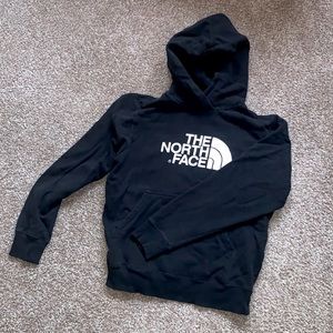 North Face logo hoodie black men’s medium